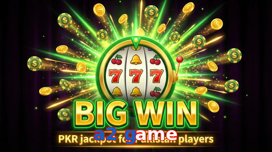 Big win animation on A2 Game slot game